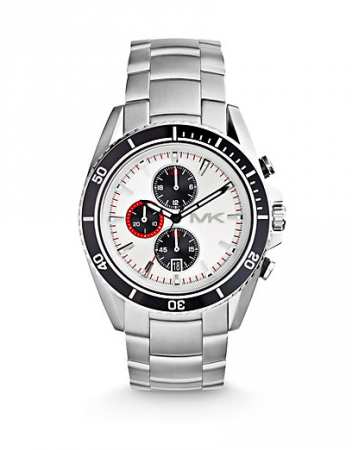 Michael Kors Jetmaster Sliver Tone